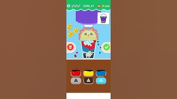 Bubble Tea! ☕ All Level #47 Gameplay (Android, iOS) #Shorts #PlayGo!