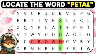 🦊🔍 Word Search Puzzle | Factory Mountains Castle Words ThanksGiving 🔎🦊 | Word Search Puzzle