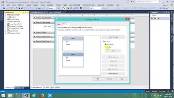 How to connect multiple tables in SAP Crystal Report ODBC ADO Connection using sql server database