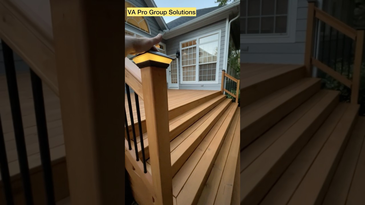 Deck renovation project — Before & After! 