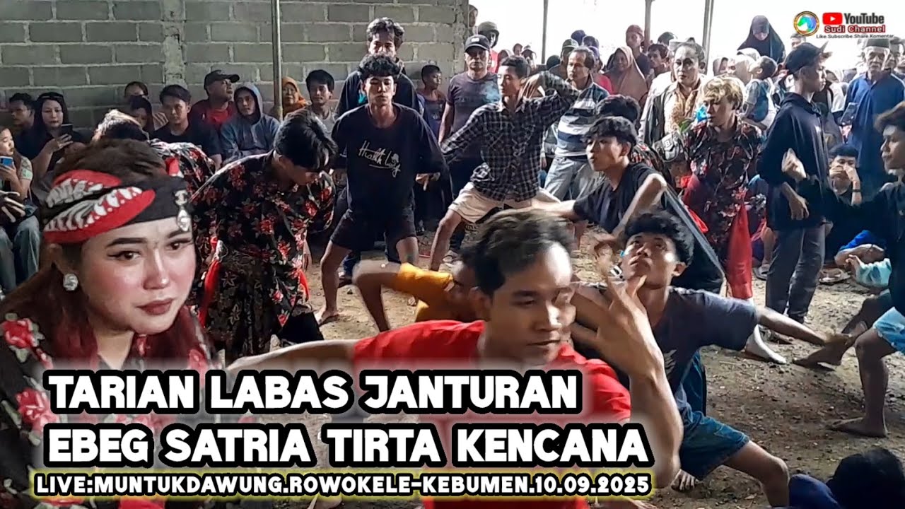 Tarian Labas Janturan !! Ebeg SATRIA TIRTA KENCANA !! Live:Muntukdawung.Rowokele.10.09.2025