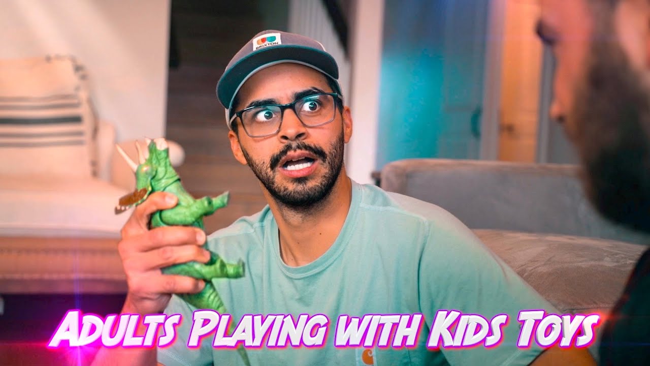 Adults playing with kids toys | David Lopez - YouTube