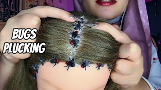 ASMR Removing Every Bug Crawling on Your Head 🐜 | Satisfying Bug Plucking & Scalp Cleaning
