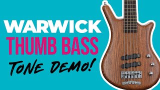 The Tone Monster: Warwick Thumb Bass Demo