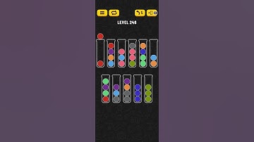 Ball sort puzzle level 246 || mobile game ||