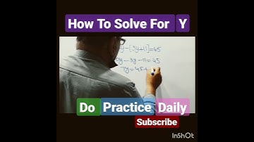 How To Solve For Y#igcse #arshadjaved #solvingtheequations#olevel