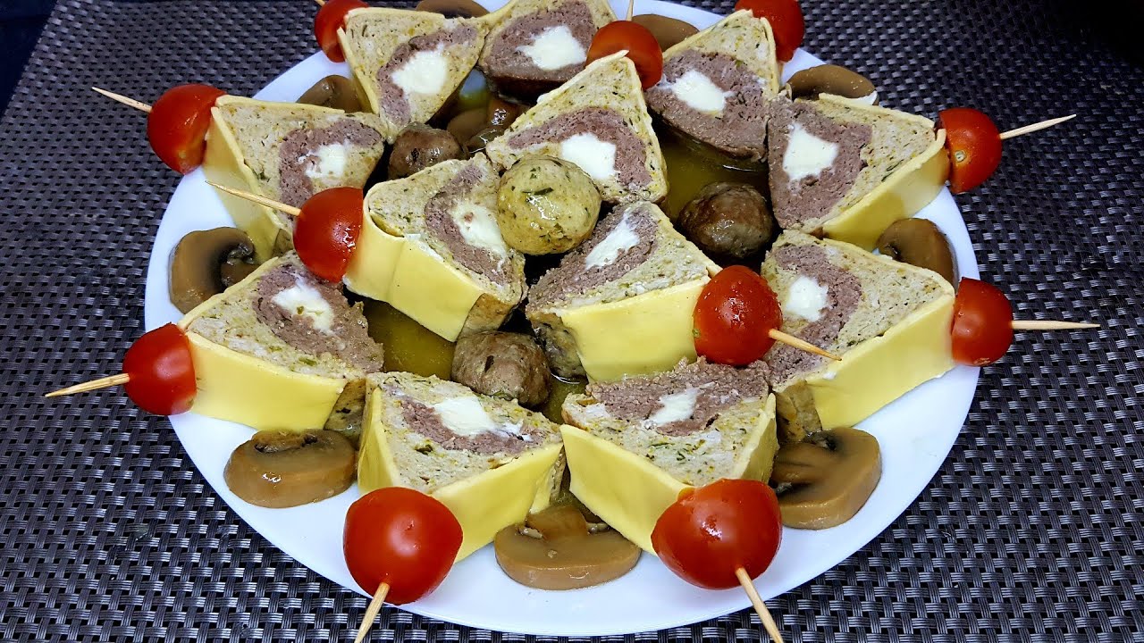 أهرامات الدجاج المحشية باللحم المفروم و الجبن طبق بزااف كلاس🤤راح يحمرلك وجهك مع العايل👌