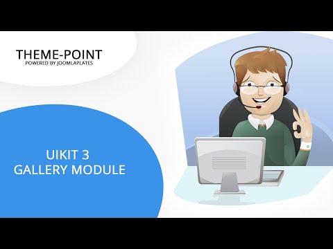 Uikit 3 Grid Gallery Module