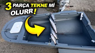 Üç Parça Tekne - Modüler Tekne - Somon Avi -Yemli̇ Somon Avi - Lrf İle Somon Avi -Tekne İle Somon Avi