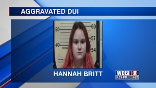 Oktibbeha woman arrested for aggravated DUI