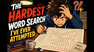 The Hardest Word Search I've Ever Attempted