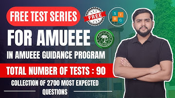 Free AMUEEE chapter wise Test series in Guidance Program now | AMU B.tech Entrance Preparation 2023