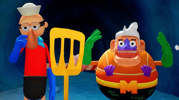 100% Guide Part 8 Squarepants Battle for Bikini Bottom Rehydrated Walkthrough