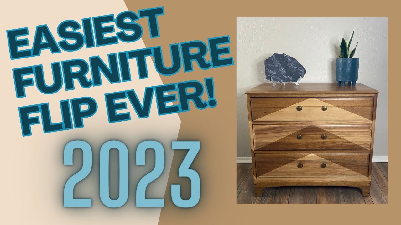 Easiest Furniture Flip For 2023, and Who am I? YouTube