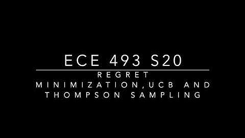 Week 2 - Part 5 - Regret Minimization, UCB and Thompson Sampling