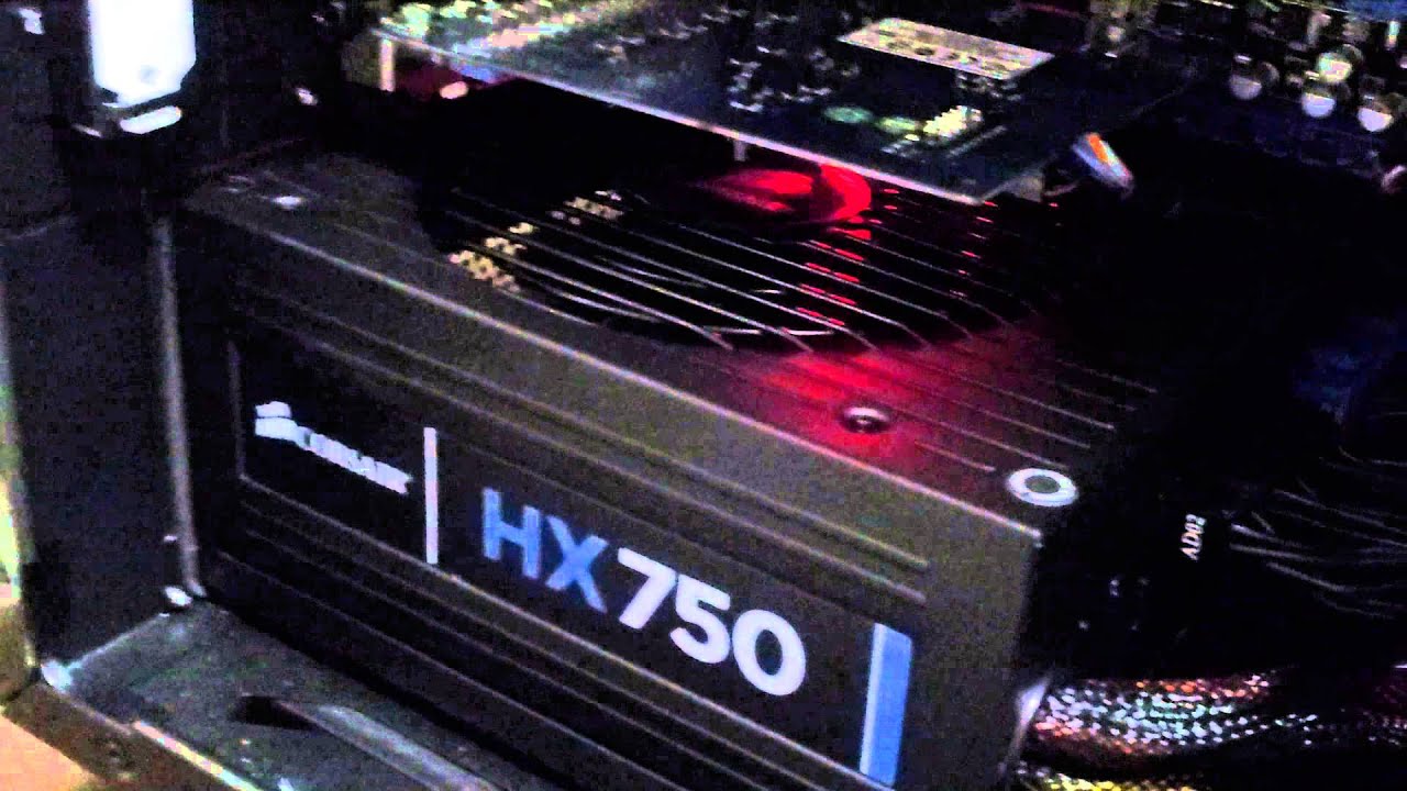 CORSAIR HX750 Loud Fan Noise YouTube