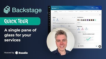 Spotify Backstage:  making a Single Pane of Glass for your services