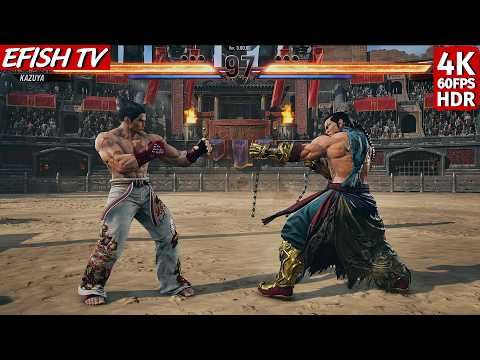 Kazuya Mishima vs Feng Wei (Hardest AI) - Tekken 8