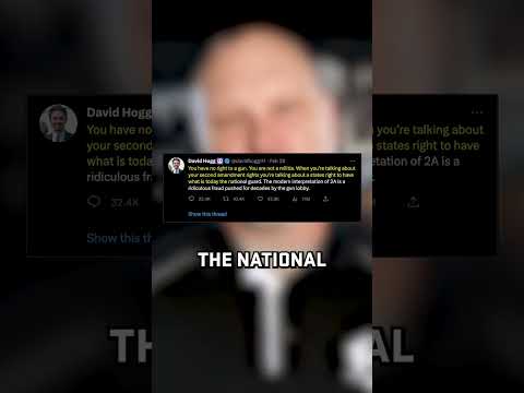 He Says You Have No Right To Own A Gun?!