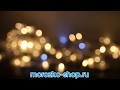 Нить мерцающая, 100 теплых белых LED, 10 м, белый провод, IP44, Rich LED RL-S10CF-220V-CW/WW