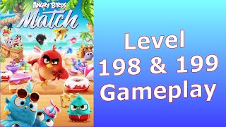 Angry Birds Match 3 Level 198 and 199 "Clear all Mud" / "Clear all Glue" Mobile Gameplay screenshot 5