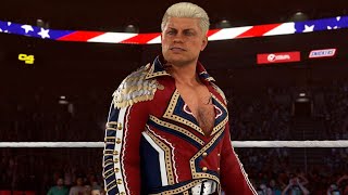 Cody Rhodes Entrance in Aew Fight Forever vs WWE 2K23