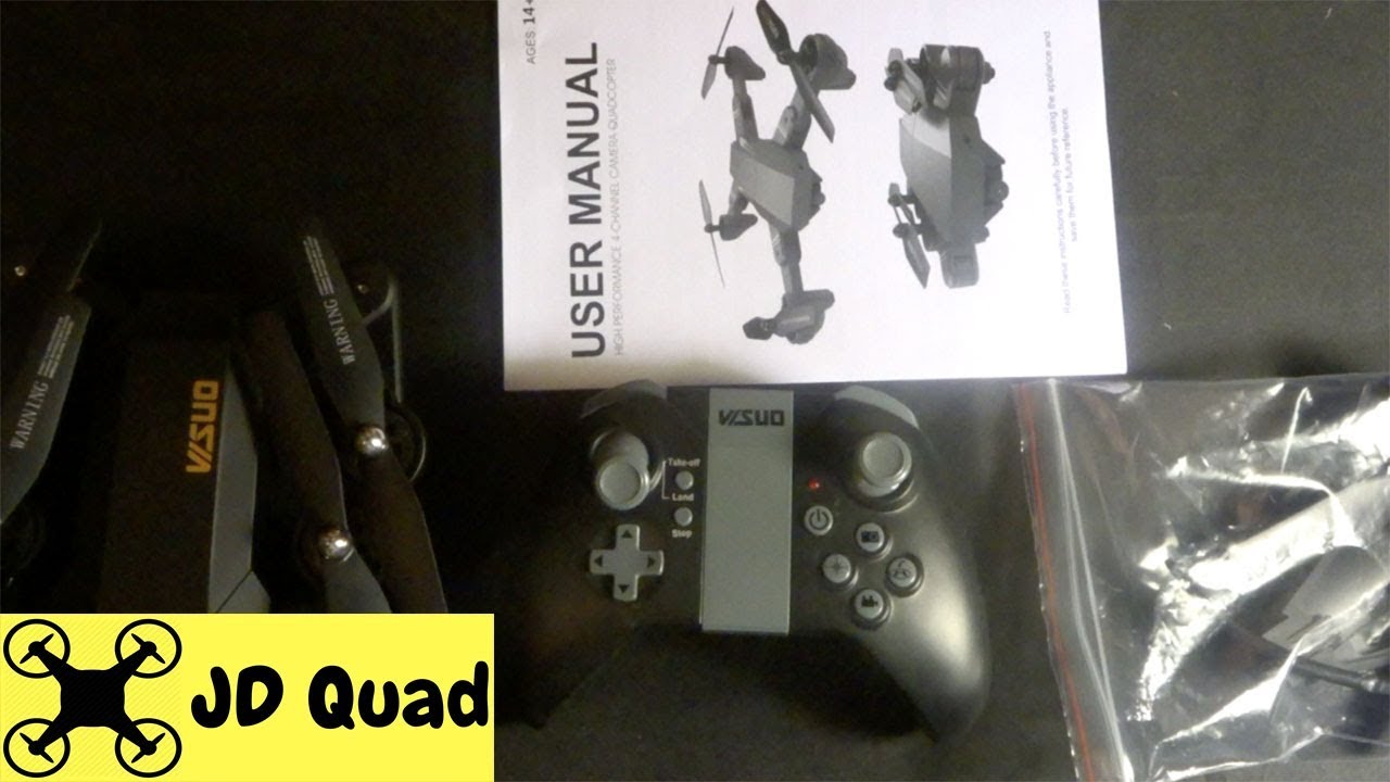 Visuo Siluroid XS809W Quadcopter Drone Unboxing Review
