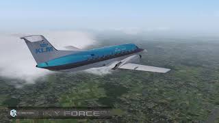 Orbx LYBE to FlyTampa LOWW - Carenado  EMB120 (4K)