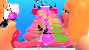 🌈 Lollipop Runner 3D 🍭👸 All Levels Gameplay Android,ios