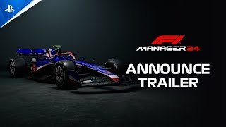 F1 Manager 2024 - Announce Trailer | PS5 \& PS4 Games