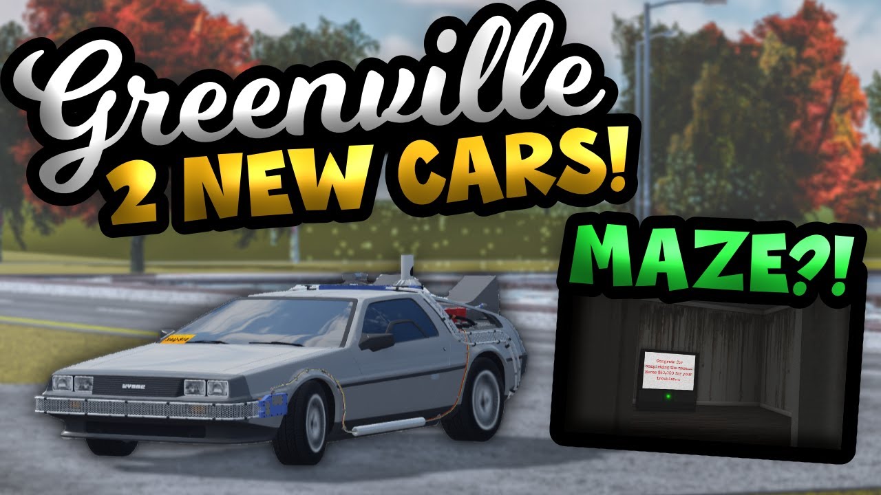 SECRET MAZE/CASH REWARD + 2 NEW CARS IN GREENVILLE! ROBLOX Greenville Wisconsin YouTube