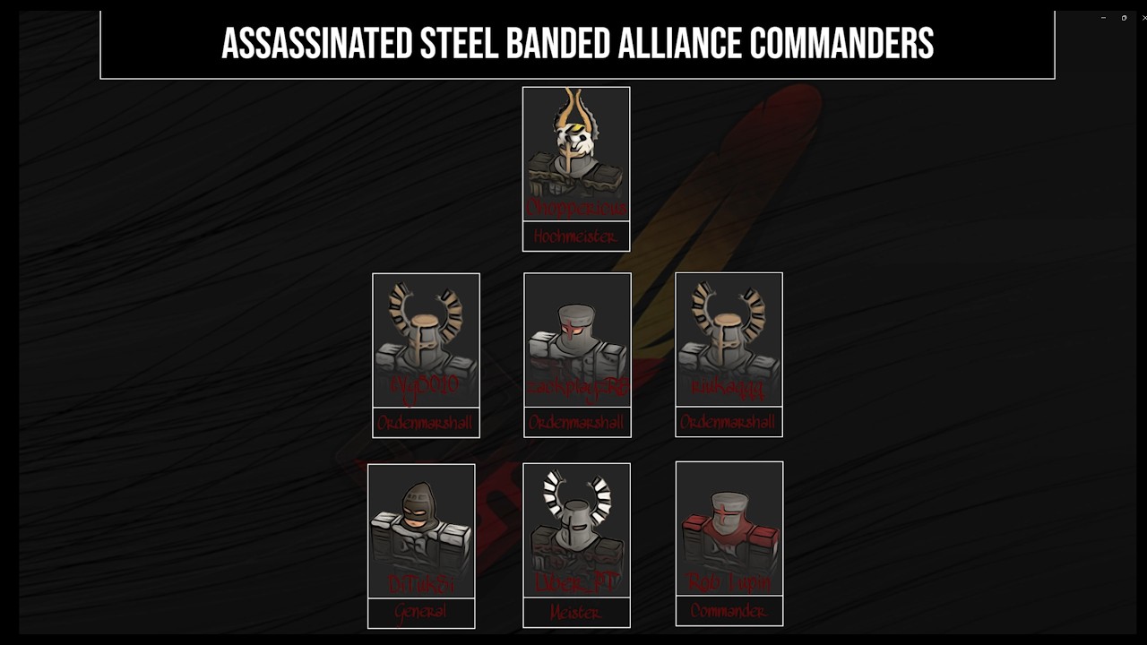 Where have the Contratti been? We've been busy. (Steel Banded Alliance Assassination Compilation)