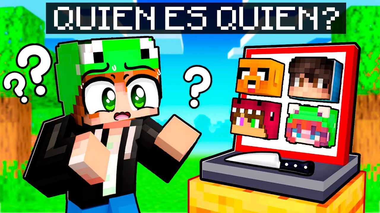 Minecraft pero Jugamos Adivina Quién?... 🤔😂