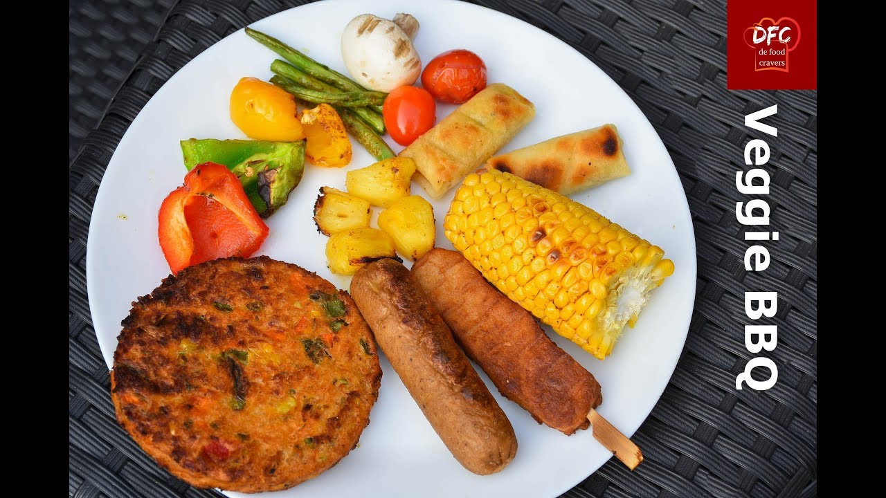VEGETARIAN BBQ RECIPE IN GARDEN YouTube
