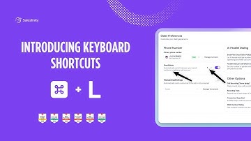 Introducing Keyboard Shortcuts | Salesfinity AI