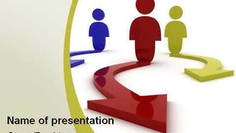 Life Choices PowerPoint Template by PoweredTemplate.com