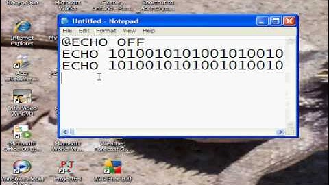 How To Make A Fake Matrix Virus