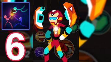 Stickman Fighter Infinity All Levels Gameplay Walkthrough Part 6 (Android/iOS) - Super Action Heroes