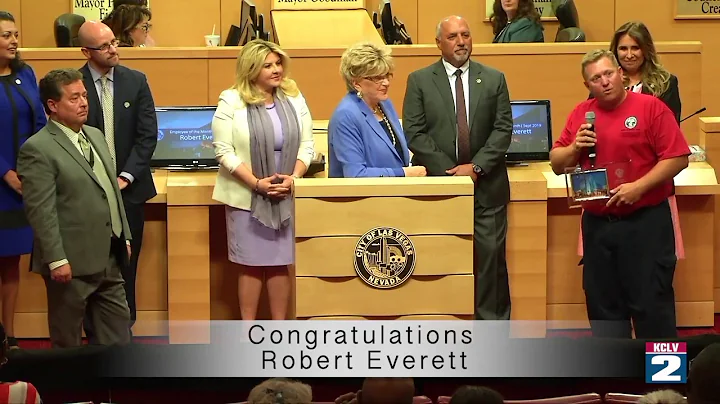 City of Las Vegas, Employee of the month- Robert E...