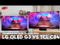 Comparativa entre los televisores lg oled g3 vs tcl c845 qled dos de las mejores opciones de 2023