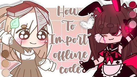 💖How To Import Offline Oc Codes💖|| Gacha Club|| Bday Special✨⭐ (Aizen