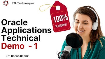 Oracle Applications (EBS) Technical Placement Batch Demo | Real Time training | Placement