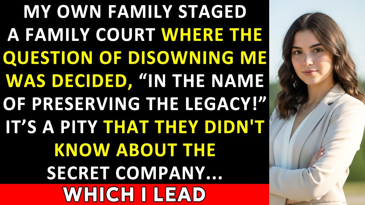 MY FAMILY HELD A FAMILY COURT TO DECIDE THE QUESTION OF DISOWNING ME. THEY HAD NO IDEA THAT…
