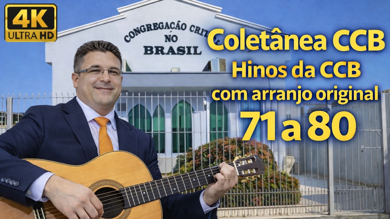 HINOS CCB – Hinário do 71 ao 80 | com Letras  #hinosccb #ccb #congregacaocristanobrasil