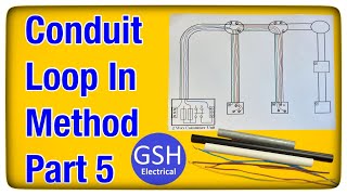 Wiring Diagram Conduit Loop-In Method Part 5 - Lighting Circuits in PVC Singles - 2 Way Switching