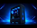 8 minutes of BUILDING a GAMING PC | BLACK/BLUE POV PC BUILD | RYZEN 5 7500F + XFX RX 7800XT