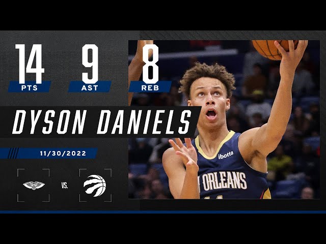 Highlights: Dynamic rookie Dyson Daniels nears first triple-double for  Pelicans