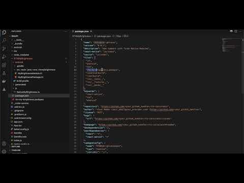 get and set brightness in react native's new architecture