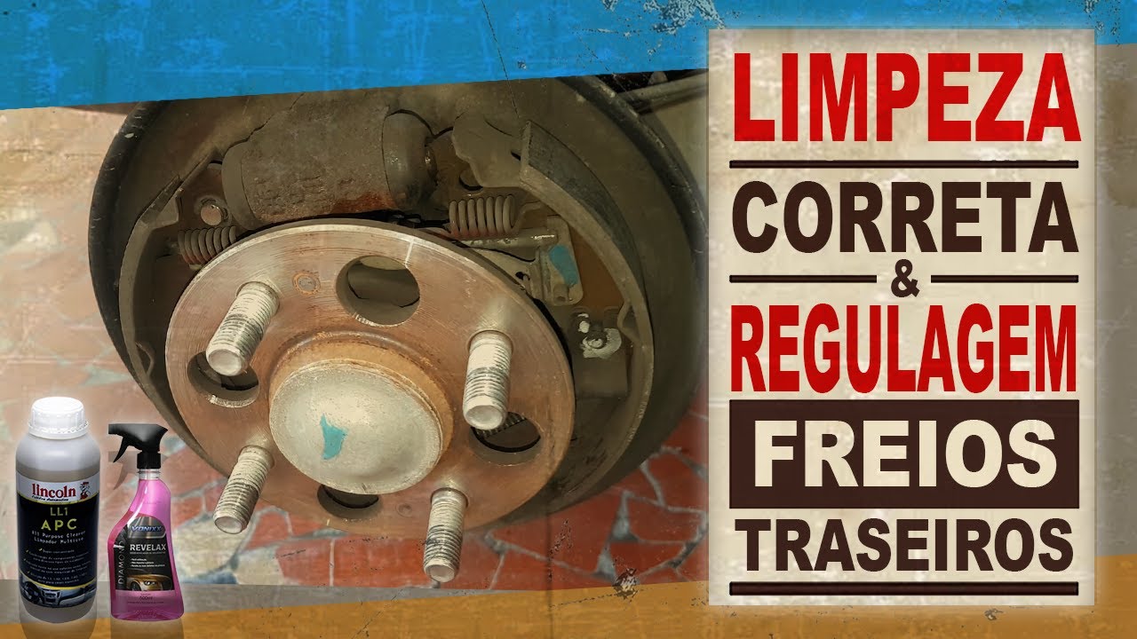 Como Limpar e Regular os Freios Traseiros - YouTube