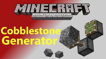 Minecraft Xbox 360 Cobblestone Generator Tutorial